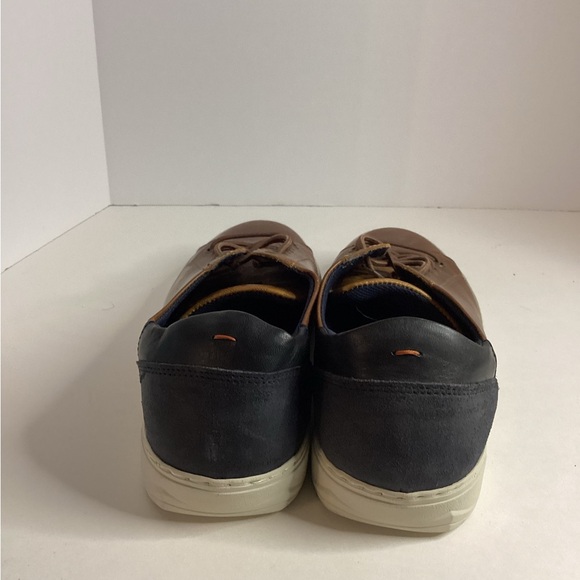 Bull Boxer Brown Leather Men's Sneakers sz 9 - Picture 3 of 7